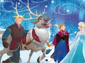 Tányéralátét Disney Frozen, Jégvarázs 3D 9