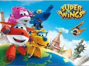 Tányéralátét Super Wings 3D 9