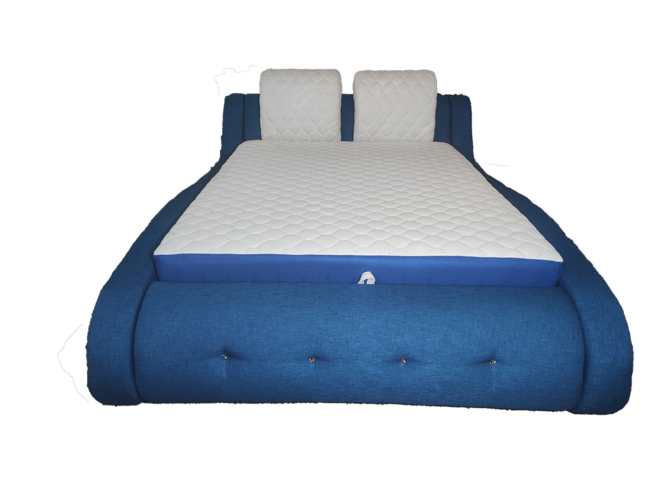 Hell Dream Raft Bed Silver Life and Blue franciaágy 1
