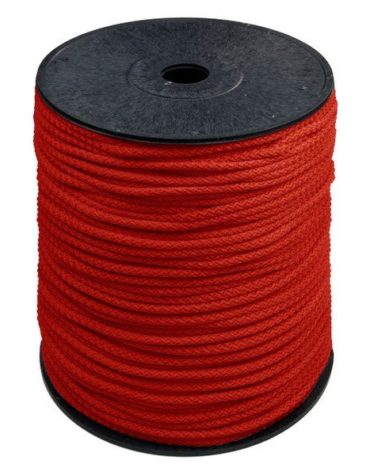 Poliészter zsinór 5,5 mm piros 620 – 1 m