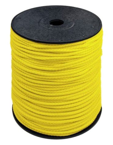 Poliészter zsinór 5,5 mm sárga 611 – 1 m