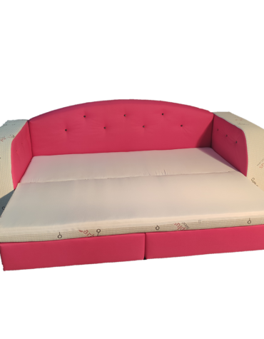 Gabcsó pink kanapé ágyazható