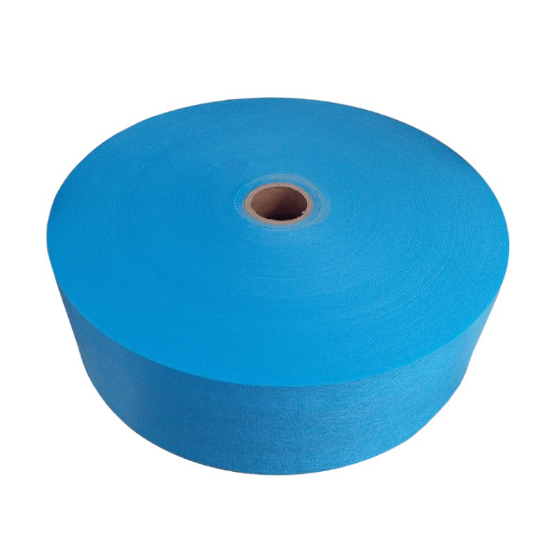 PP nem szőtt textília kék 25g/m2-es 195 mm széles 2000m-es tekercs 1