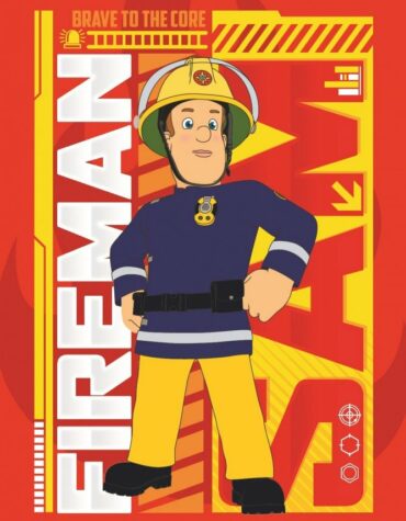 Fireman Sam, Sam a tűzoltó arctörlő kéztörlő 40*60cm 11