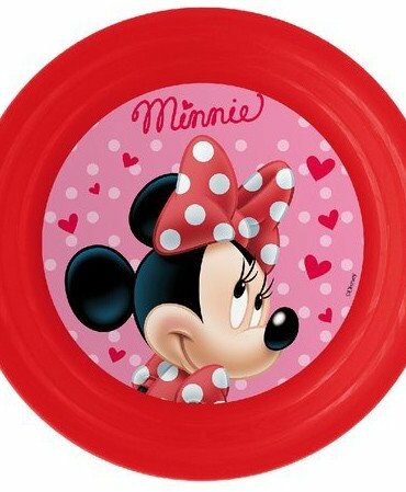 Disney Minnie lapostányér, műanyag 3D 6